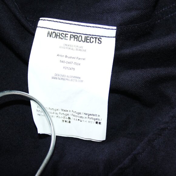 BNWT SS22 NORSE PROJECTS ANTON BRUSHED FLANNEL SHIRT S & M - Picture 9 of 11
